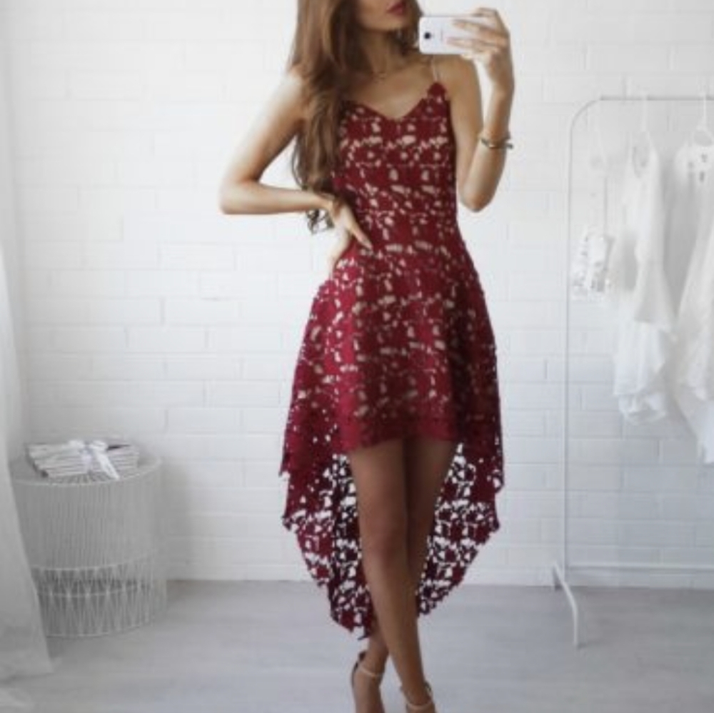 Two sisters Electra high low dress